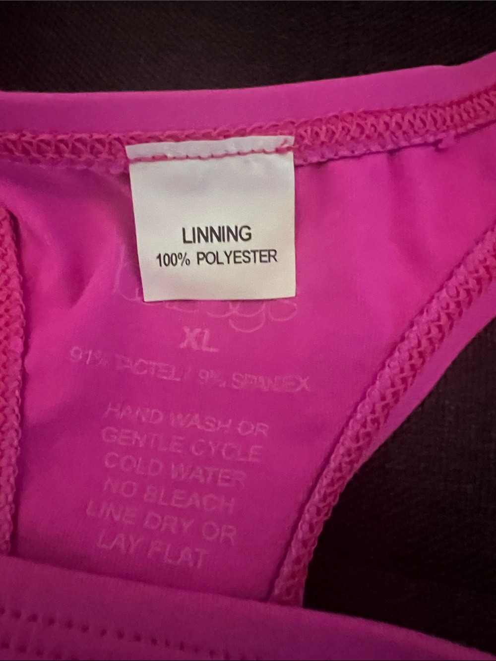 #2461**Bright Pink Sports Bra - Unbranded - Picture 3 of 16